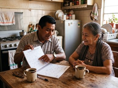 Apoyar económicamente a tus padres